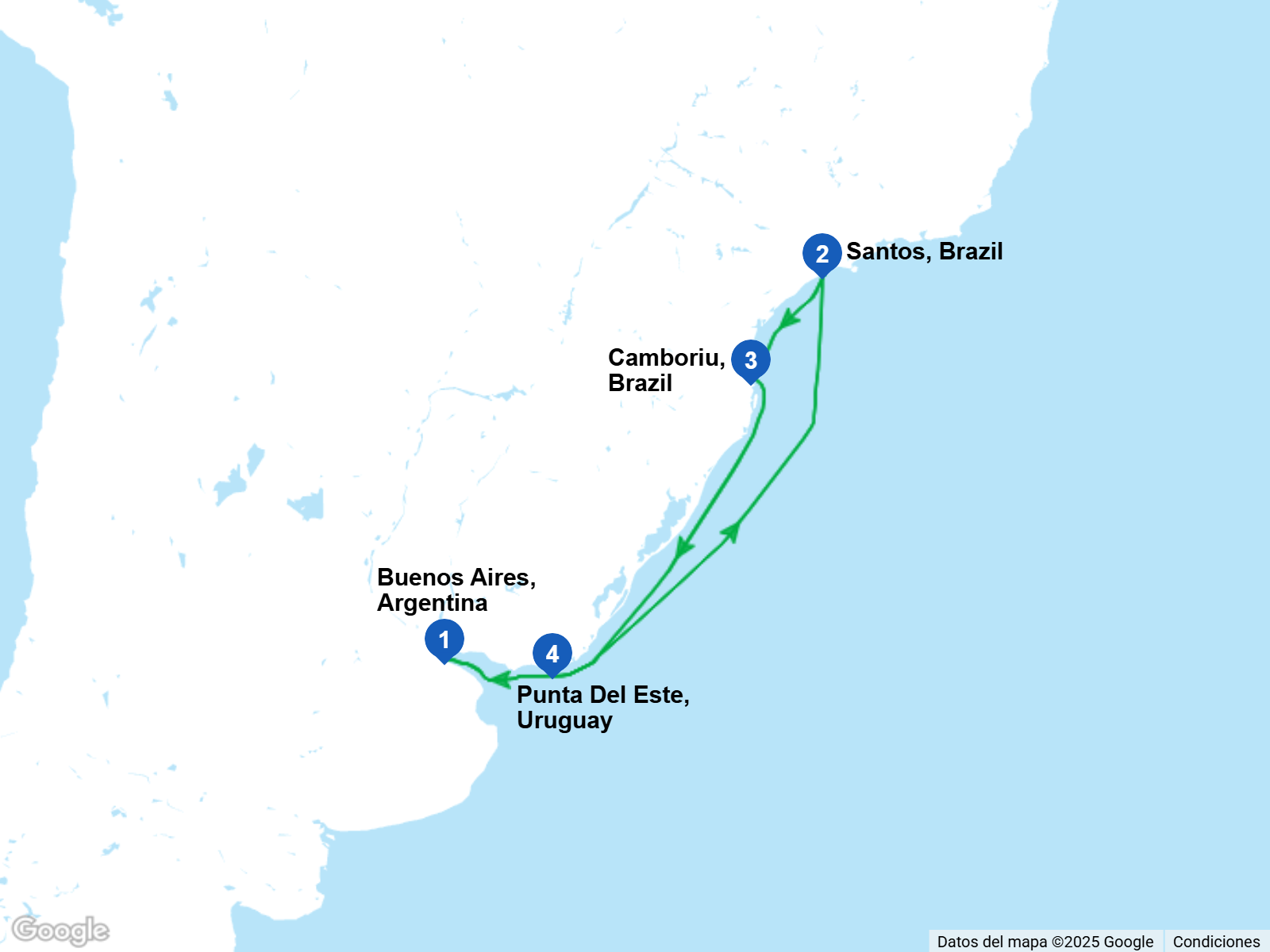 Croaziera - MSC Preziosa - BUENOS AIRES, SANTOS, CAMBORIU, PUNTA DEL ESTE - 7 nopti